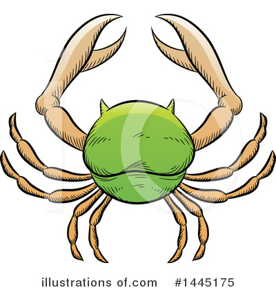 Royalty-Free (RF) Crab Clipart Illustration by cidepix - Stock Sample #1445175