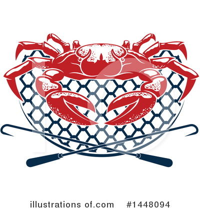 Royalty-Free (RF) Crab Clipart Illustration by Vector Tradition SM - Stock Sample #1448094