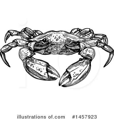 Royalty-Free (RF) Crab Clipart Illustration by Vector Tradition SM - Stock Sample #1457923