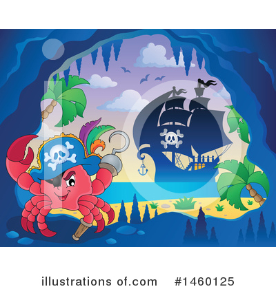 Royalty-Free (RF) Crab Clipart Illustration by visekart - Stock Sample #1460125