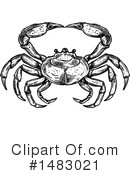 Crab Clipart #1483021 by Vector Tradition SM