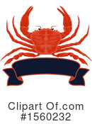 Crab Clipart #1560232 by Vector Tradition SM