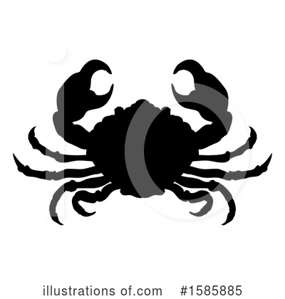 Royalty-Free (RF) Crab Clipart Illustration by AtStockIllustration - Stock Sample #1585885