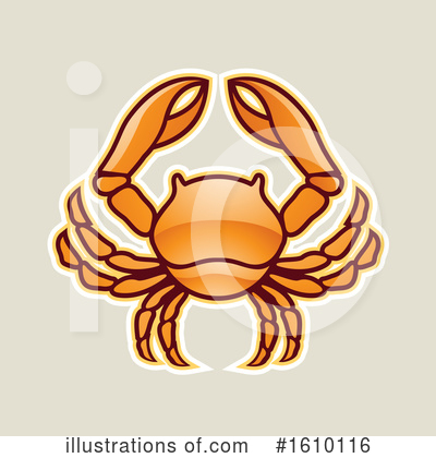 Royalty-Free (RF) Crab Clipart Illustration by cidepix - Stock Sample #1610116