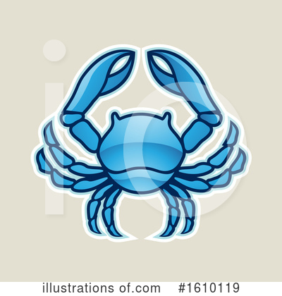 Royalty-Free (RF) Crab Clipart Illustration by cidepix - Stock Sample #1610119