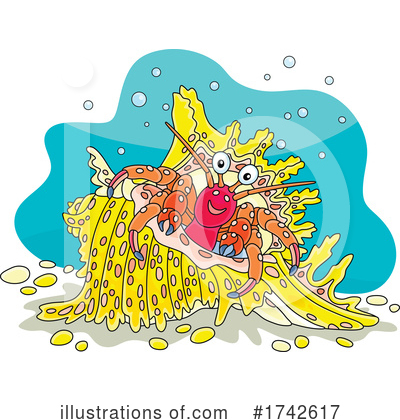 Royalty-Free (RF) Crab Clipart Illustration by Alex Bannykh - Stock Sample #1742617