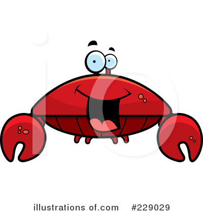 Royalty-Free (RF) Crab Clipart Illustration by Cory Thoman - Stock Sample #229029