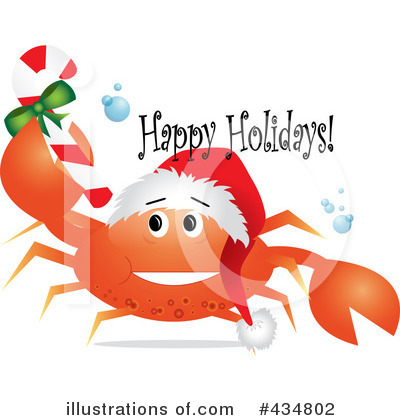 Royalty-Free (RF) Crab Clipart Illustration by Pams Clipart - Stock Sample #434802