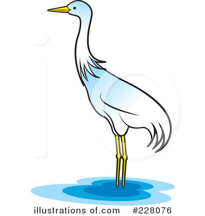 Royalty-Free (RF) Crane Clipart Illustration by Lal Perera - Stock Sample #228076