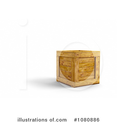Wooden Crate Clipart #1080886 by stockillustrations