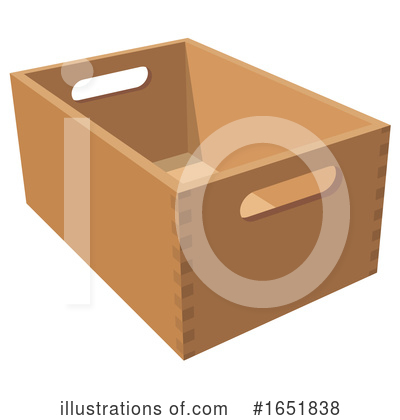 Crate Clipart #1651838 by Vector Tradition SM