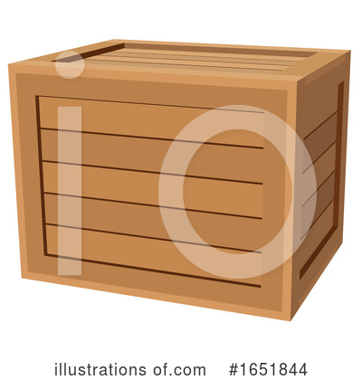 Royalty-Free (RF) Crate Clipart Illustration by Vector Tradition SM - Stock Sample #1651844