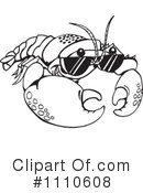 Crawfish Clipart #1110608 by Dennis Holmes Designs