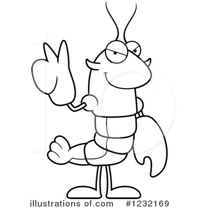 Crawfish Clipart #1232169 by Cory Thoman