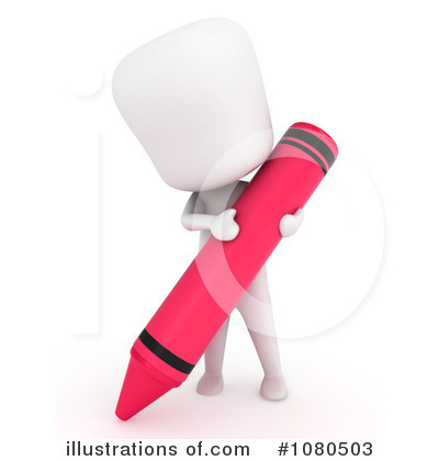 Royalty-Free (RF) Crayon Clipart Illustration by BNP Design Studio - Stock Sample #1080503