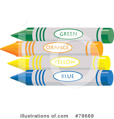 Royalty-Free (RF) Crayon Clipart Illustration by Prawny - Stock Sample #78668