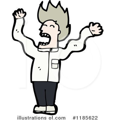 Crazy Man Clipart #1185622 by lineartestpilot