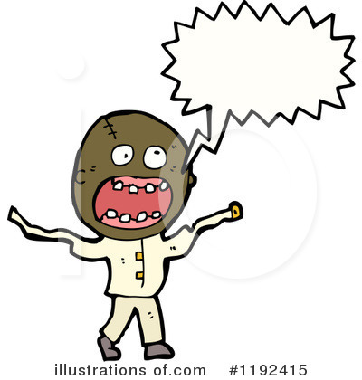 Royalty-Free (RF) Crazy Man Clipart Illustration by lineartestpilot - Stock Sample #1192415