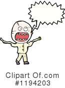 Crazy Man Clipart #1194203 by lineartestpilot