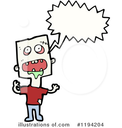 Royalty-Free (RF) Crazy Man Clipart Illustration by lineartestpilot - Stock Sample #1194204