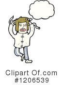 Crazy Man Clipart #1206539 by lineartestpilot