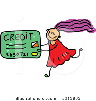 Royalty-Free (RF) Credit Card Clipart Illustration by Prawny - Stock Sample #213963