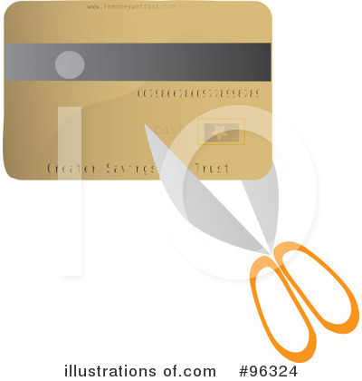Royalty-Free (RF) Credit Card Clipart Illustration by Rasmussen Images - Stock Sample #96324