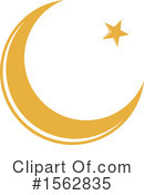 Crescent Moon Clipart #1562835 by Vector Tradition SM