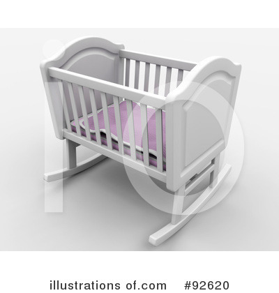 Royalty-Free (RF) Crib Clipart Illustration by KJ Pargeter - Stock Sample #92620