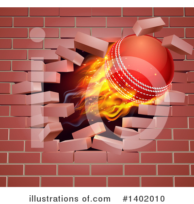 Royalty-Free (RF) Cricket Ball Clipart Illustration by AtStockIllustration - Stock Sample #1402010