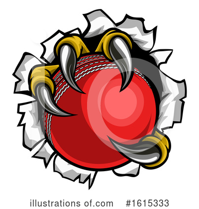 Royalty-Free (RF) Cricket Ball Clipart Illustration by AtStockIllustration - Stock Sample #1615333