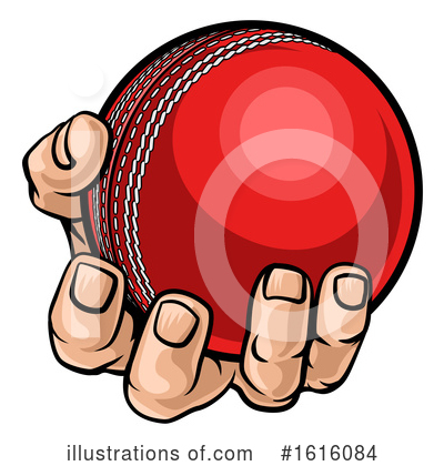 Royalty-Free (RF) Cricket Ball Clipart Illustration by AtStockIllustration - Stock Sample #1616084