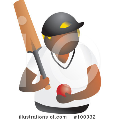 Cricket Player Clipart #100032 by Prawny