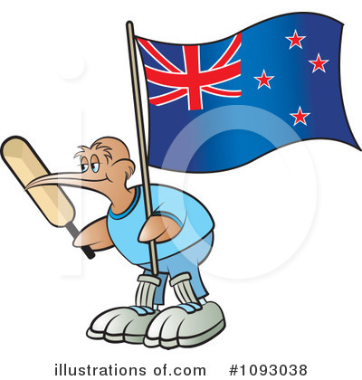 New Zealand Clipart #1093038 by Lal Perera