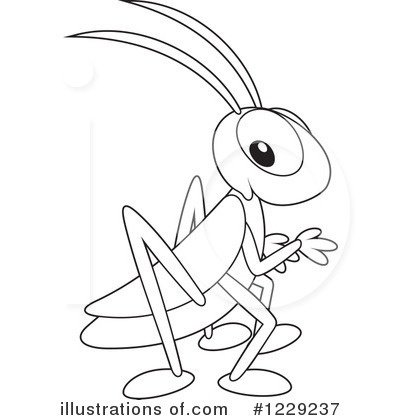 Grasshopper Clipart #1229237 by Alex Bannykh
