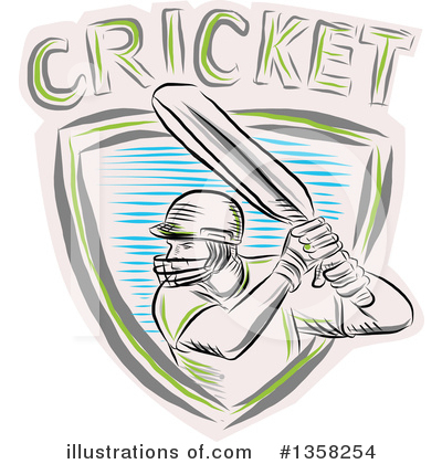 Royalty-Free (RF) Cricket Clipart Illustration by patrimonio - Stock Sample #1358254