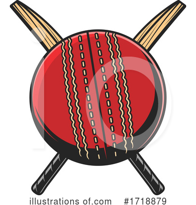 Cricket Bat Clipart #1718879 by Vector Tradition SM