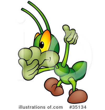 Grasshoppers Clipart #35134 by dero