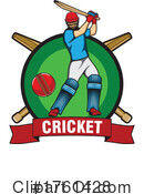 Cricket Player Clipart #1761428 by Vector Tradition SM