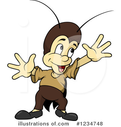 Royalty-Free (RF) Crickets Clipart Illustration by dero - Stock Sample #1234748