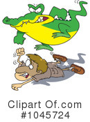 Crocodile Clipart #1045724 by toonaday