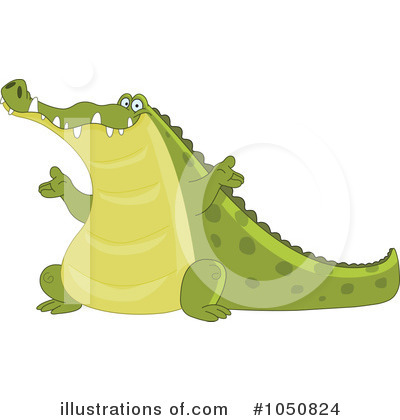 Royalty-Free (RF) Crocodile Clipart Illustration by yayayoyo - Stock Sample #1050824