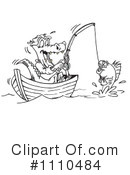 Crocodile Clipart #1110484 by Dennis Holmes Designs
