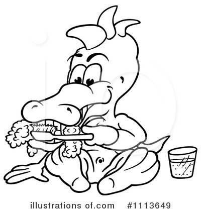 Royalty-Free (RF) Crocodile Clipart Illustration by dero - Stock Sample #1113649