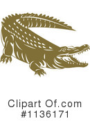 Crocodile Clipart #1136171 by patrimonio