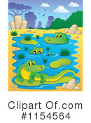 Crocodile Clipart #1154564 by visekart