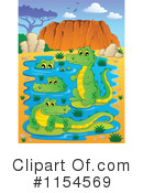 Crocodile Clipart #1154569 by visekart