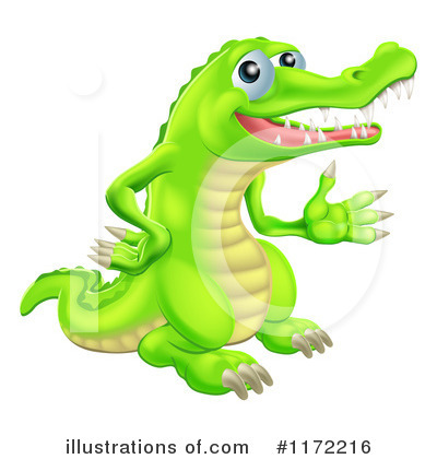 Royalty-Free (RF) Crocodile Clipart Illustration by AtStockIllustration - Stock Sample #1172216