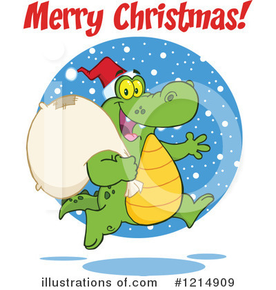 Royalty-Free (RF) Crocodile Clipart Illustration by Hit Toon - Stock Sample #1214909