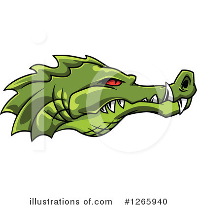 Royalty-Free (RF) Crocodile Clipart Illustration by Vector Tradition SM - Stock Sample #1265940